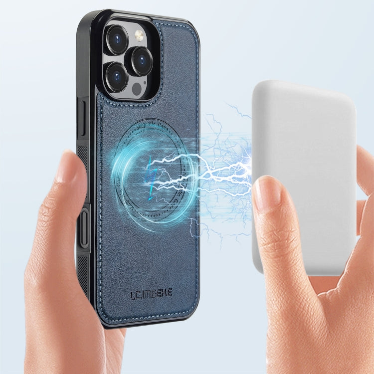 For iPhone 16 Pro Max LC.IMEEKE Magsafe Phone Case(Blue)