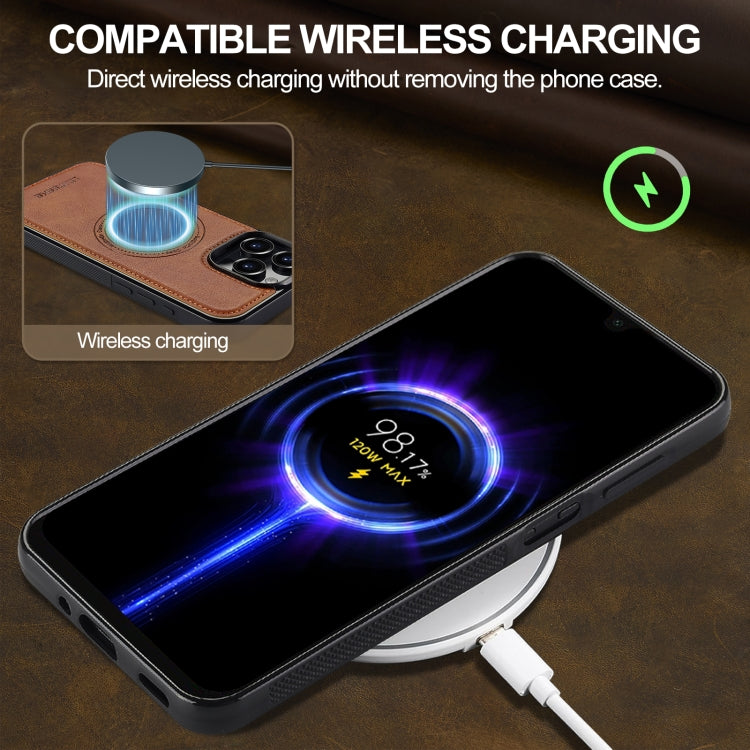 For iPhone 16 Pro Max LC.IMEEKE Magsafe Phone Case(Brown)