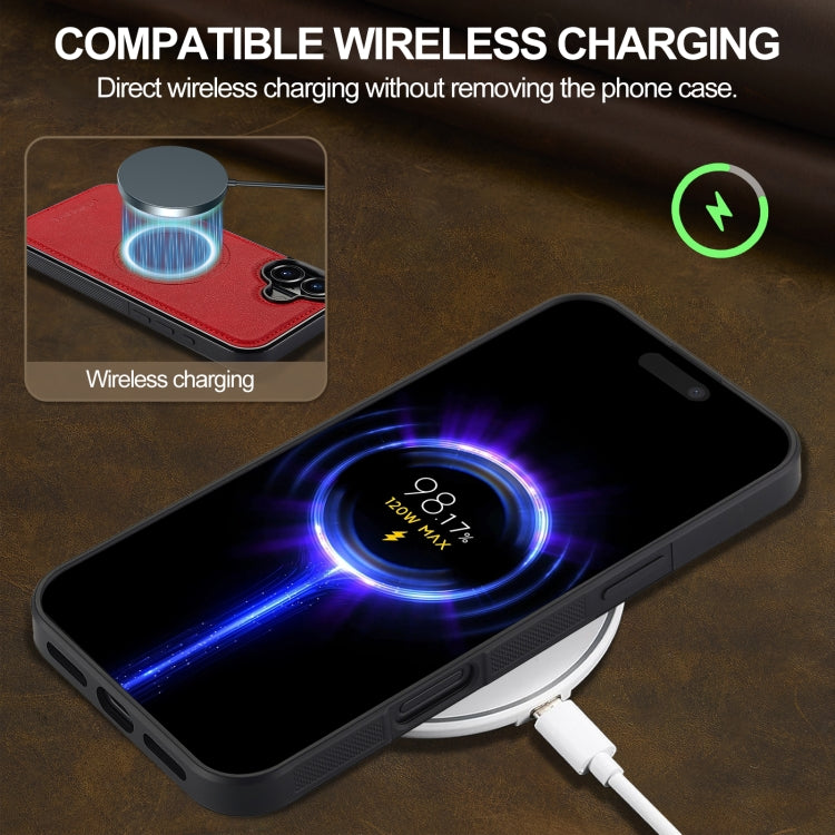 For iPhone 16 LC.IMEEKE Magsafe Phone Case(Red)