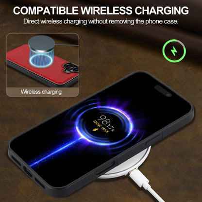 For iPhone 16 LC.IMEEKE Magsafe Phone Case(Red)