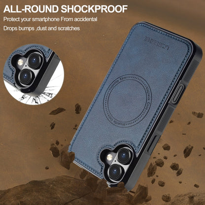 For iPhone 16 LC.IMEEKE Magsafe Phone Case(Blue)