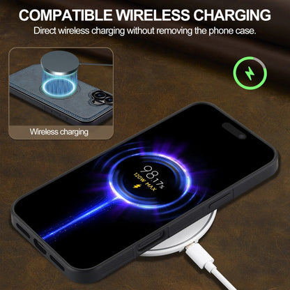 For iPhone 16 LC.IMEEKE Magsafe Phone Case(Blue)