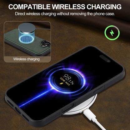 For iPhone 16 LC.IMEEKE Magsafe Phone Case(Green)