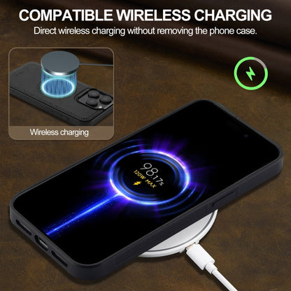 For iPhone 15 Pro Max LC.IMEEKE Magsafe Phone Case(Black)