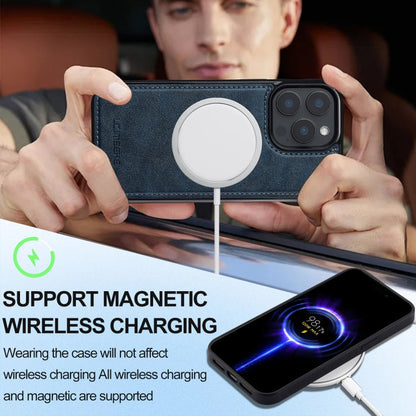 For iPhone 15 Pro Max LC.IMEEKE Magsafe Phone Case(Blue)