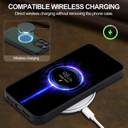 For iPhone 15 Pro Max LC.IMEEKE Magsafe Phone Case(Green)