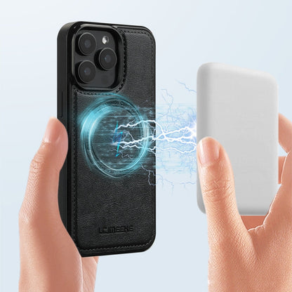 For iPhone 15 Pro LC.IMEEKE Magsafe Phone Case(Black)