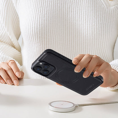 For iPhone 15 Pro LC.IMEEKE Magsafe Phone Case(Black)