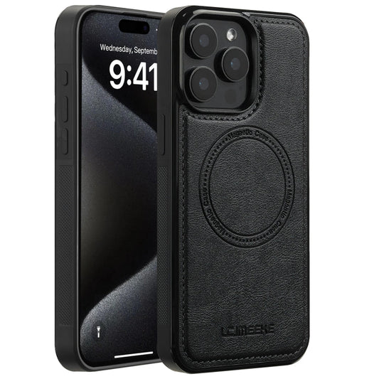 Pour iPhone 14 Pro LC.IMEEKE Étui de téléphone Magsafe (Noir)