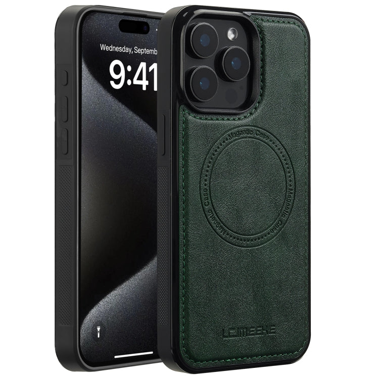 For iPhone 14 Pro LC.IMEEKE Magsafe Phone Case(Green)