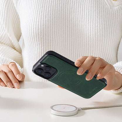 For iPhone 14 Pro LC.IMEEKE Magsafe Phone Case(Green)