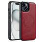 For iPhone 15 Plus / 14 Plus LC.IMEEKE Magsafe Phone Case(Red)