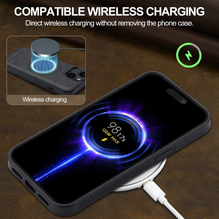 For iPhone 14 / 13 LC.IMEEKE Magsafe Phone Case(Black)