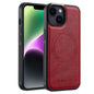 For iPhone 13 mini LC.IMEEKE Magsafe Phone Case(Red)