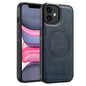 For iPhone 12 / 12 Pro LC.IMEEKE Magsafe Phone Case(Blue)