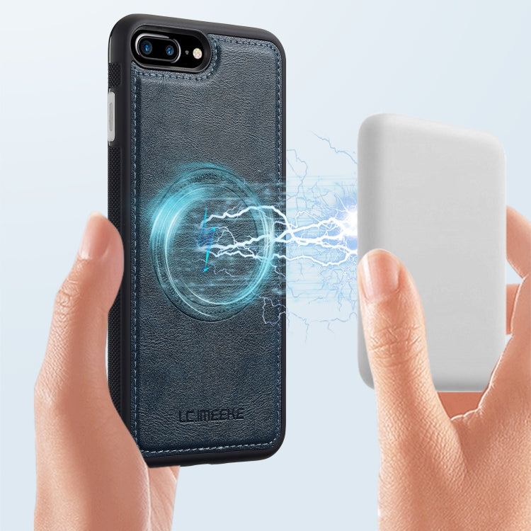 For iPhone 17e / 16e LC.IMEEKE Magsafe Phone Case(Blue)