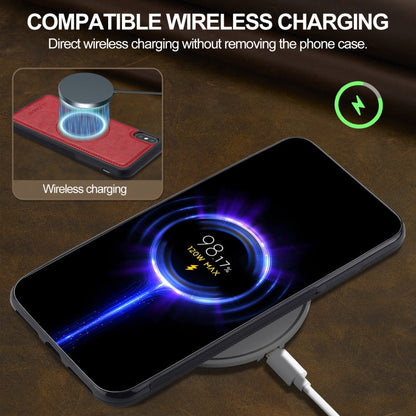 Pour iPhone XR LC.IMEEKE Étui de Téléphone Magsafe (Rouge)