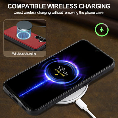 For Samsung Galaxy S23 FE 5G LC.IMEEKE Magsafe Phone Case(Red)