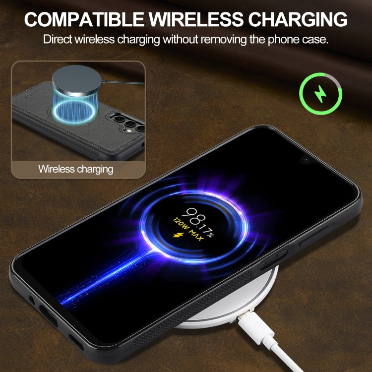 For Samsung Galaxy S23 FE 5G LC.IMEEKE Magsafe Phone Case(Black)