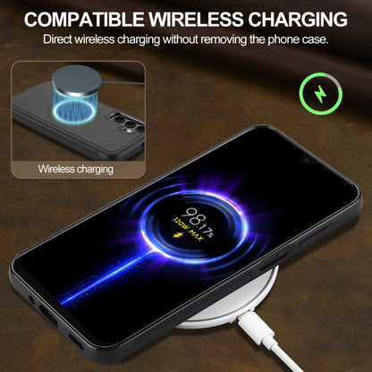 For Samsung Galaxy S23 FE 5G LC.IMEEKE Magsafe Phone Case(Black)