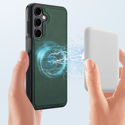 For Samsung Galaxy S23 FE 5G LC.IMEEKE Magsafe Phone Case(Green)