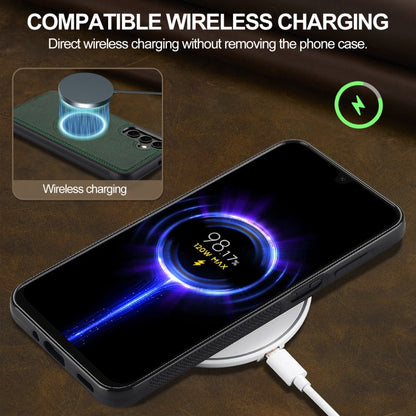 For Samsung Galaxy S23 FE 5G LC.IMEEKE Magsafe Phone Case(Green)