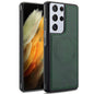 Pour Samsung Galaxy S21 Ultra 5G LC.IMEEKE Coque de téléphone Magsafe (Vert)