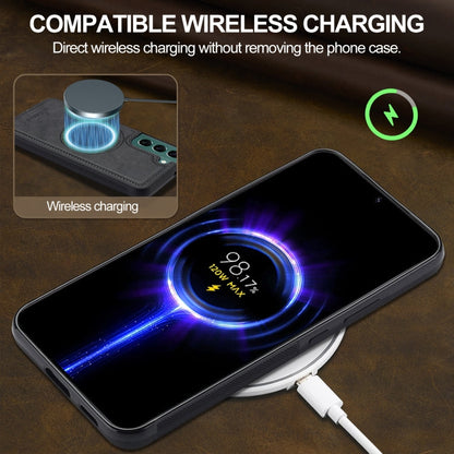 For Samsung Galaxy S22 5G LC.IMEEKE Magsafe Phone Case(Black)