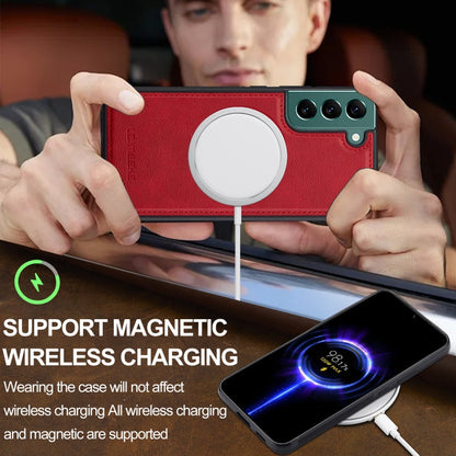 Pour Samsung Galaxy S21+ 5G Coque de Téléphone LC.IMEEKE Magsafe (Rouge)