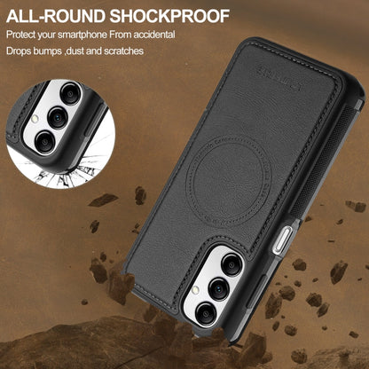 For Samsung Galaxy A14 4G / 5G LC.IMEEKE Magsafe Phone Case(Black)