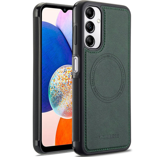 For Samsung Galaxy A34 5G LC.IMEEKE Magsafe Phone Case(Green)