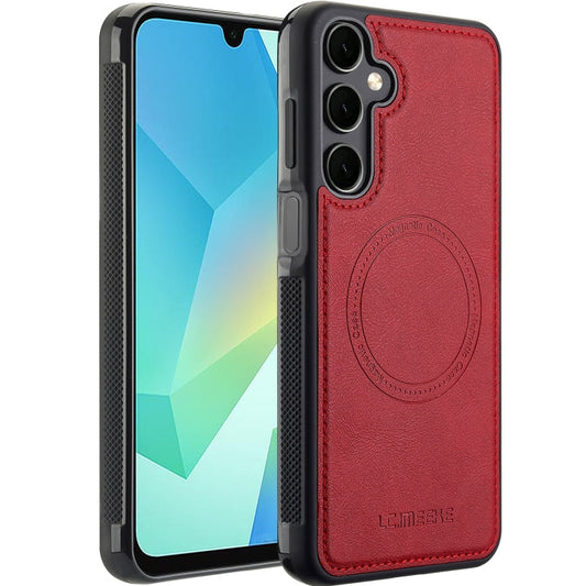 For Samsung Galaxy A35 5G LC.IMEEKE Magsafe Phone Case(Red)