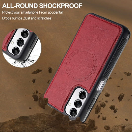 For Samsung Galaxy A54 5G LC.IMEEKE Magsafe Phone Case(Red)