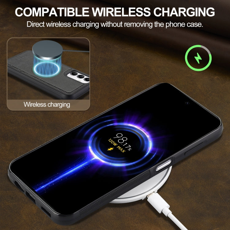 For Samsung Galaxy A54 5G LC.IMEEKE Magsafe Phone Case(Black)