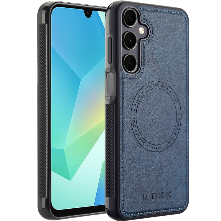 For Samsung Galaxy A55 5G LC.IMEEKE Magsafe Phone Case(Blue)