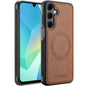 For Samsung Galaxy A55 5G LC.IMEEKE Magsafe Phone Case(Brown)