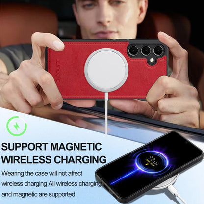 For Samsung Galaxy A56 5G LC.IMEEKE Magsafe Phone Case(Red)