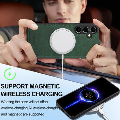 For Samsung Galaxy A56 5G LC.IMEEKE Magsafe Phone Case(Green)