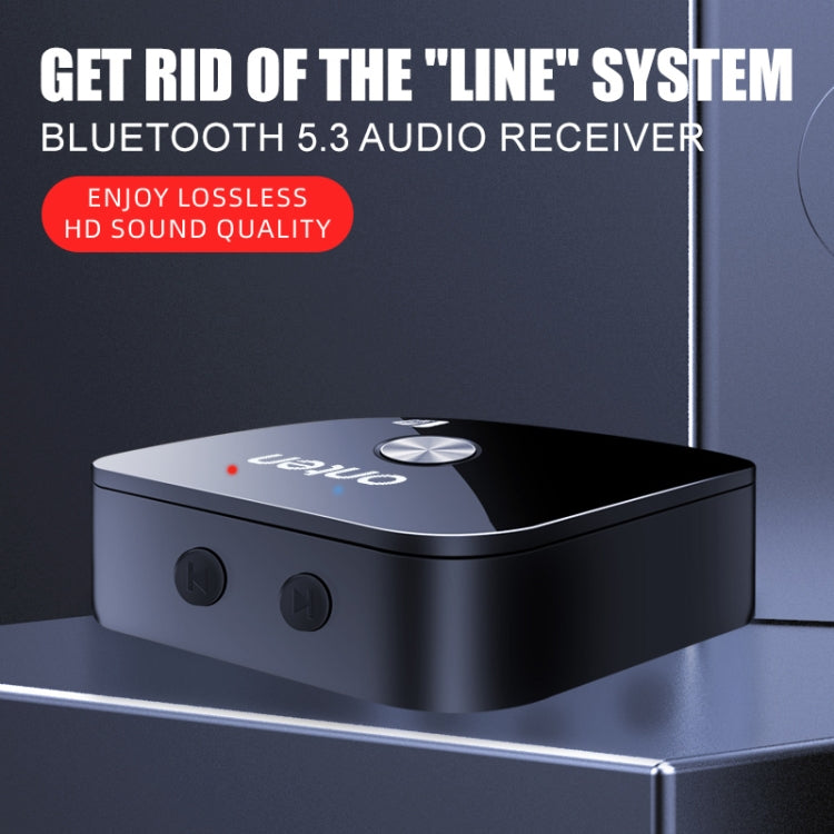 ONTEN BT103 NFC Desktop Bluetooth 5.3 Audio Receiver Adapter(Black)
