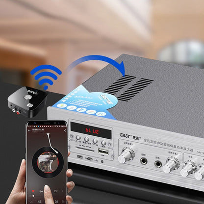 ONTEN BT103 NFC Desktop Bluetooth 5.3 Audio Receiver Adapter(Black)
