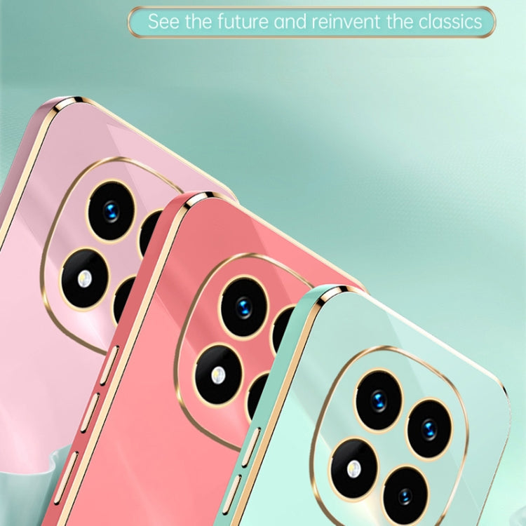 For Redmi Note 14 Pro 5G XINLI Straight Edge 6D Electroplate TPU Phone Case(Pink)