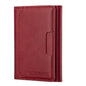 LC.IMEEKE 5-Cards MagSafe RFID Leather Card Bag(Red)
