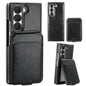 For Samsung Galaxy Z Fold6 VIETAO Integrated MagSafe RFID Detachable Card Bag PU Phone Case(Black)