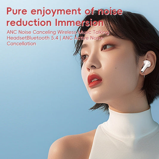 REMAX CozyBuds W26N ANC Wireless Bluetooth 5.4 Music Earphones(White)