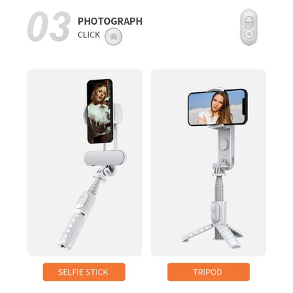 FUNSNAP Capture Q3 Single Axis Handheld Gimbal Phone Live Stabilizer(White)