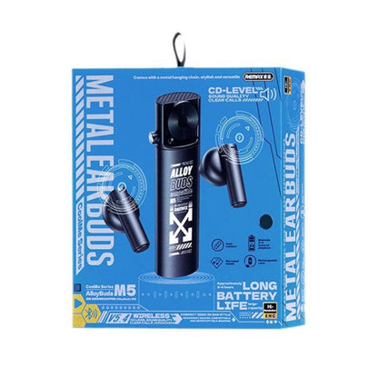 REMAX AlloyBuds M5 Metal CD Level Stereo Wireless Bluetooth Earphone(Tarnish)