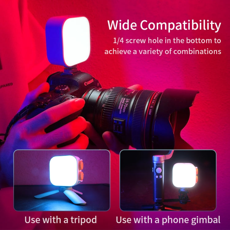 FUNSNAP Pocket Full Color RGB Video Shot Fill Light(White)