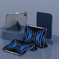 For iPad Air 13 2026 / 2024 / 2025 mutural Y-Shape Deformation Leather Tablet Case(Navy Blue)