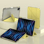 For iPad Air 13 2026 / 2024 / 2025 mutural Y-Shape Deformation Leather Tablet Case(Yellow)
