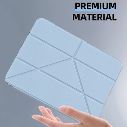 Pour iPad Pro 11 2025 / 2024 Étui en Cuir pour Tablette à Déformation Mutuelle en Y (Gris)